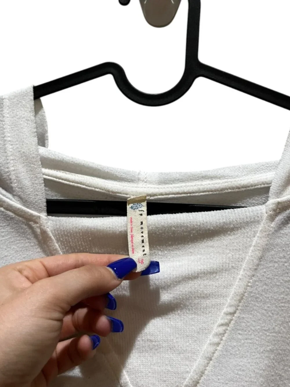 Free People Movement White Lightweight Hoodie